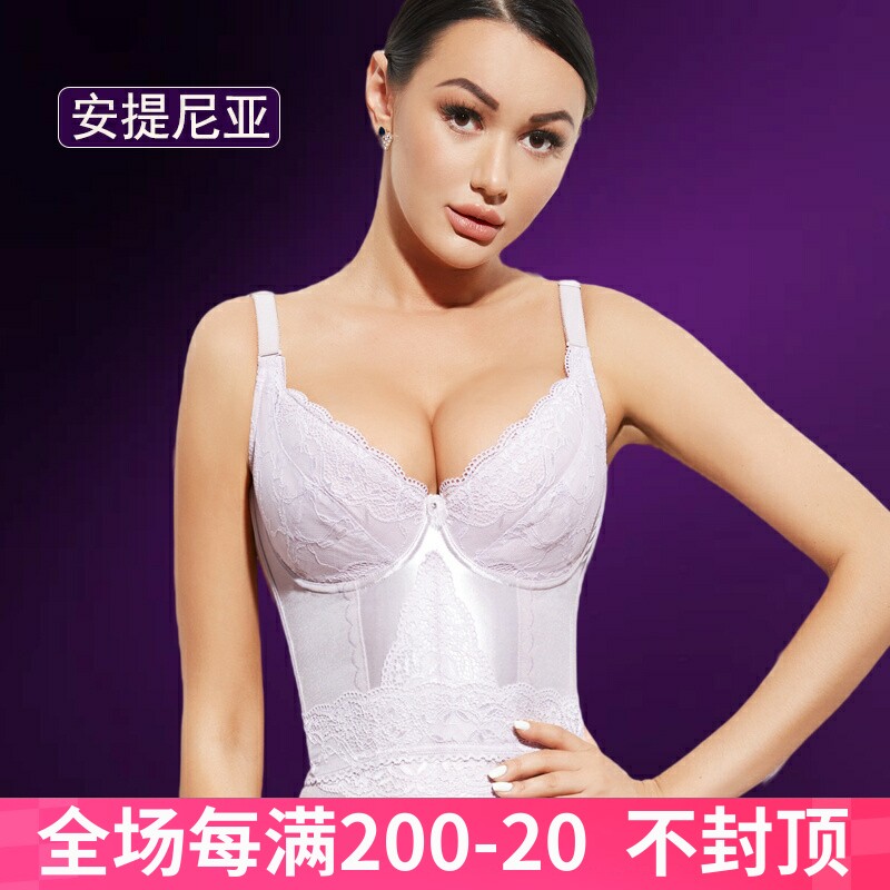 安提尼亚收胃聚拢薄款内衣女文胸