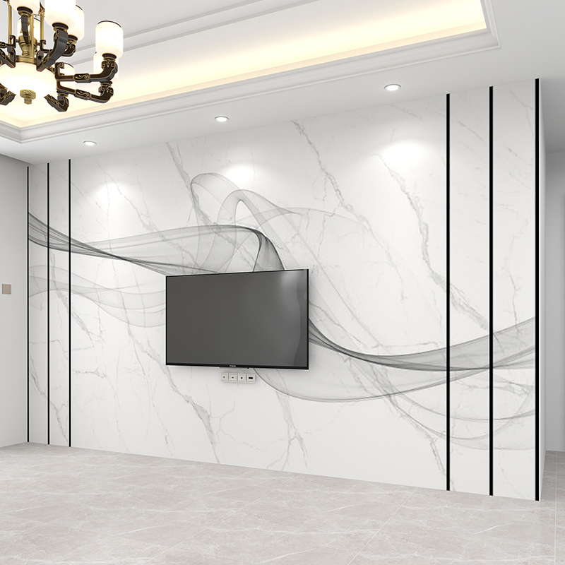 现代轻奢大理石纹背景墙无缝壁画