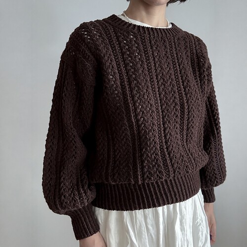 【英文解】 0118-Nonna Sweater（非成品）英文编织说明