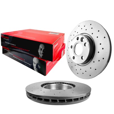 布雷博XTRA打孔前刹车盘09.A427.1X路虎极光蒙迪欧致胜沃尔沃S80L