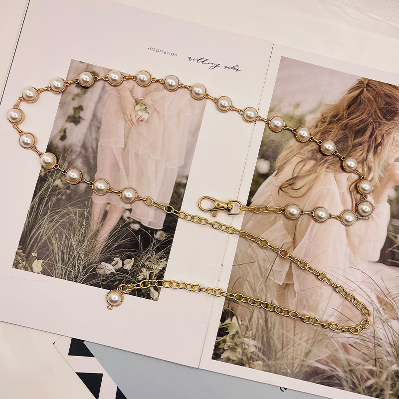 珍珠腰链配饰裙子汉服金属链条