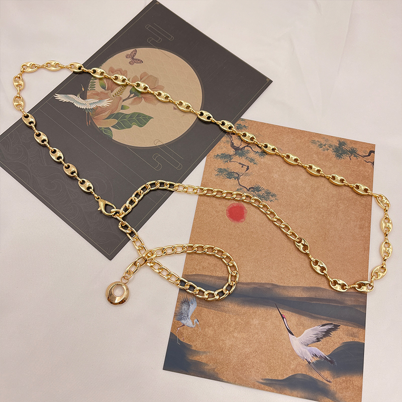 思思家金属细链腰链配饰女ins潮
