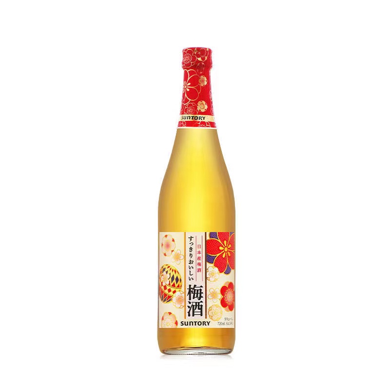 日本进口梅子酒 SUNTORY 三得利梅酒 配制酒低度数女士酒 720mL