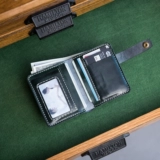 兰泽 Набор материалов, портативный бумажник, ремешок ручной работы, «сделай сам», из натуральной кожи