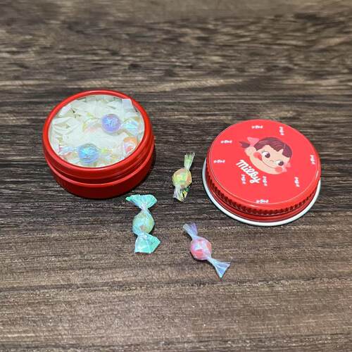 dollhouse 娃娃屋 仿真 微缩 千纸鹤 不二家 糖果罐 模型道具摆件
