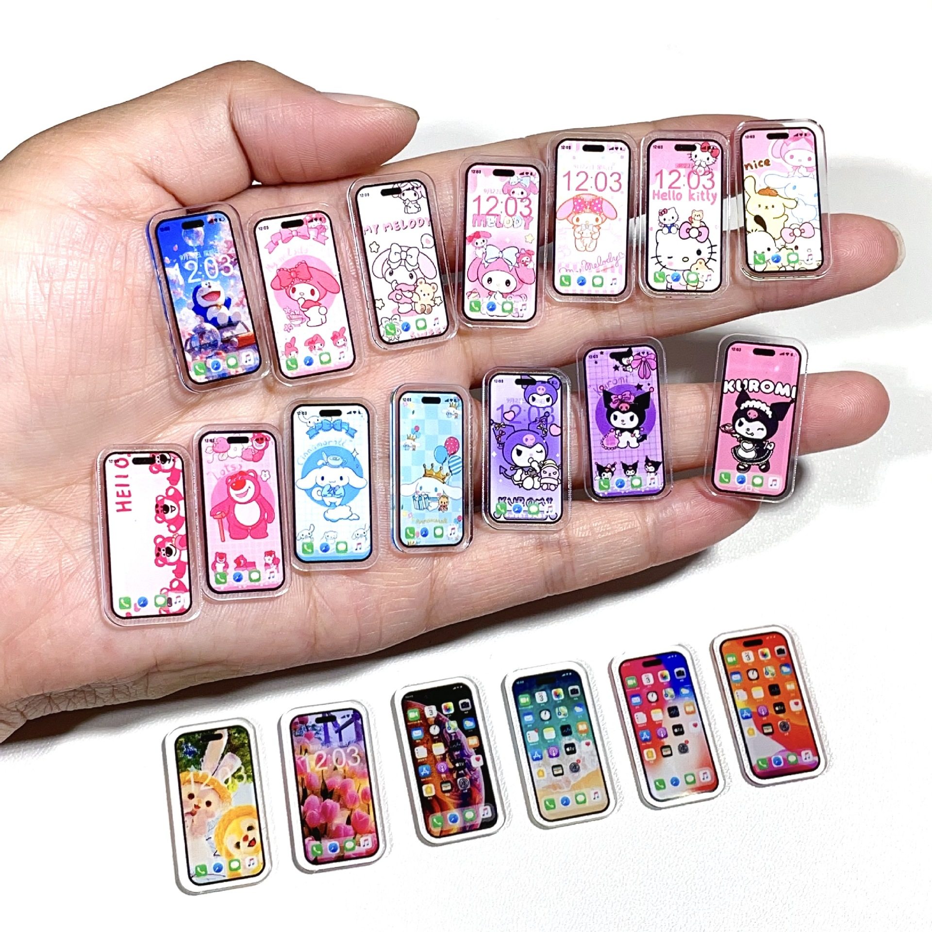 dollhouse 娃娃屋 仿真微缩 移动电话 手机模型 装饰兵人配件摆件,模玩/动漫/周边/娃圈三坑/桌游,盒蛋/扭蛋/联名摆件,淘宝优惠券,粉丝福利购,淘宝优惠卷