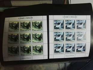 圣多美普林西比2004年中国绘画小版张4全新