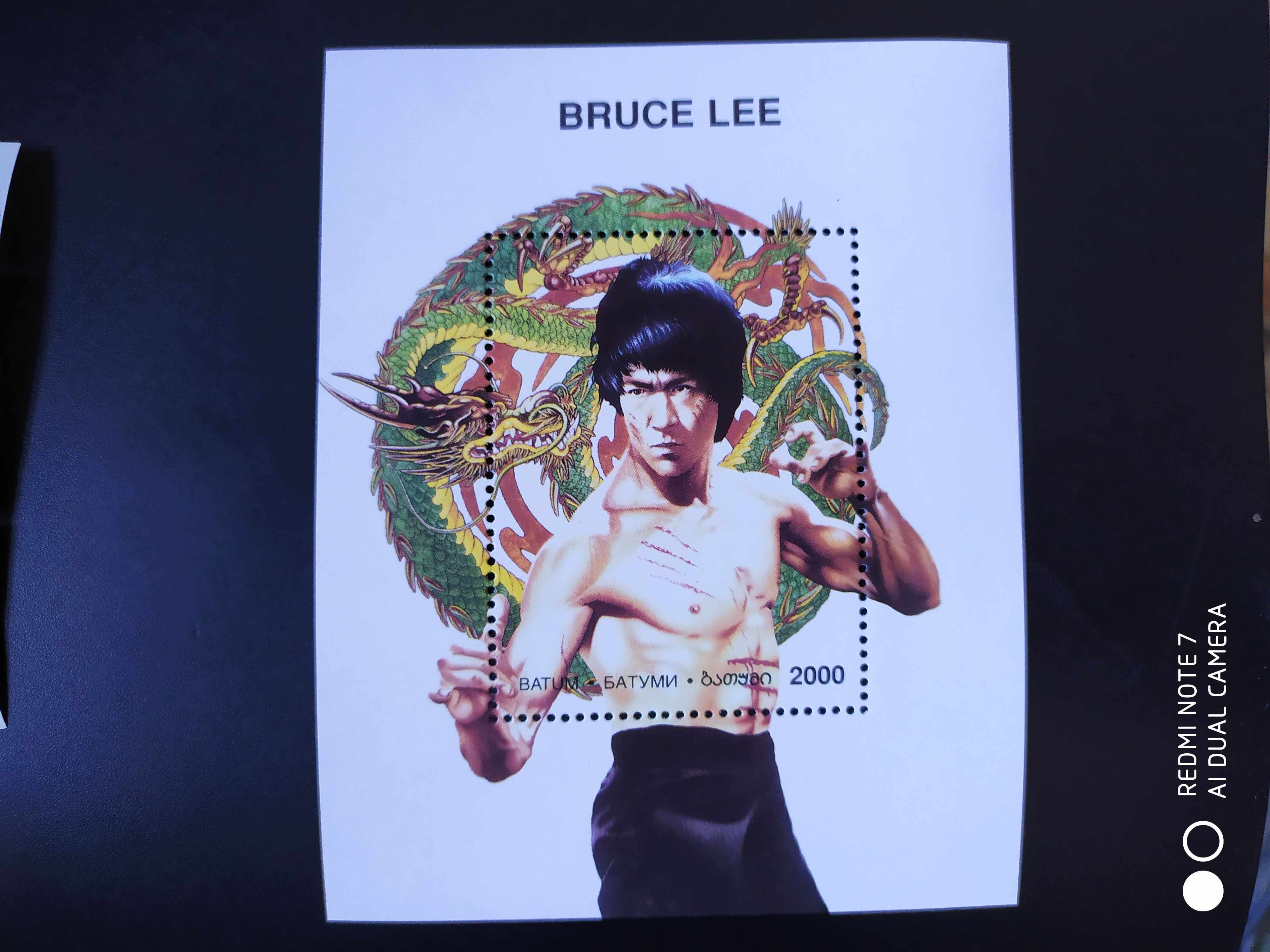 巴统 1996年邮展李小龙纪念邮票小型张1全新