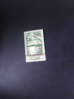 厄瓜多尔1949年旅游风景万国邮联75年邮票1全新