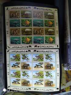 联合国1994年濒危动物邮票小全张2新