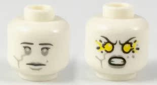 乐高Lego 未来骑士团 人仔零配件 3626cpb 石像双表情 nex121