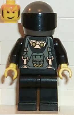 乐高Lego 工作室系列 2001年绝版人仔 stu011 船艇驾驶员 1100