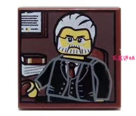 乐高Lego 稀有 零件 配件 3068bpb 印刷砖 2*2光面砖 人仔图案