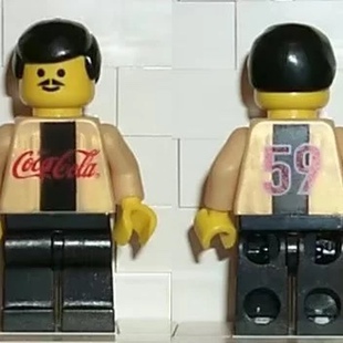 全新 乐高Lego 正品 2002韩日世界杯 可口可乐联名足球人仔 4471