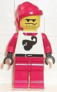 乐高Lego 城市系列 赛车手 绝版人仔 rac015 蝎子赛车手