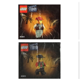 乐高Lego 2001年绝版限量拼砌包 电影工作室系列 4064 4065 演员