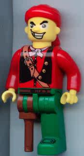 乐高Lego 4 Juniors 拼砌师 青少年系列 人仔 4j011 海盗水手 5cm