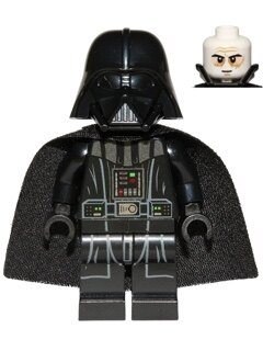 乐高Lego 星球大战 人仔 sw636 白脸 达斯维达 软披风 75159