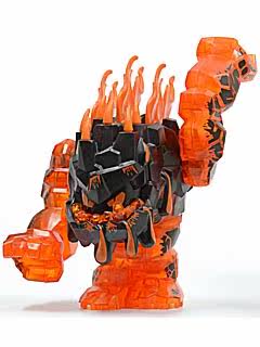 乐高Lego 稀有 绝版大人仔 矿工系列 pm029 熔岩怪 岩石怪