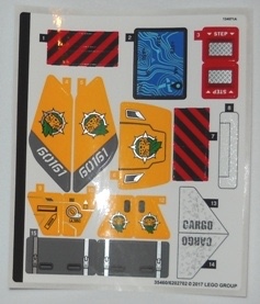 乐高Lego 原装贴纸 城市系列 60161 丛林勘探场