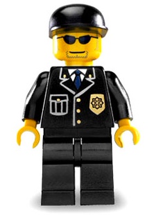 乐高Lego 城市警察系列 人仔 cty0106 警察 2008年绝版