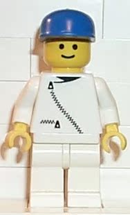 乐高Lego 经典城镇系列 人仔 jbl007 赛车手 1989年绝版