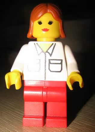 乐高Lego 城市系列人仔 wc029 女士 女生 2006年4032
