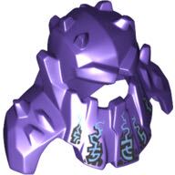 乐高Lego 未来骑士团 人仔 nex070 头盔 28233pb02 深紫色 零配件