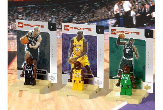 乐高Lego NBA 3561 弹簧腿人仔 沃克 帕克 奥尼尔 绝版现货 全新