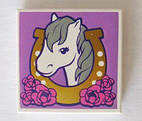 【迷妹】乐高Lego 3068bpb 光面砖 2*2 小马印刷砖 积木玩具 moc