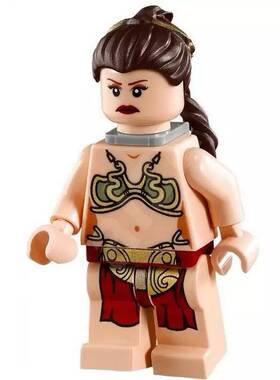 乐高Lego 星球大战 人仔 sw485 莱娅公主 leia 奴隶 锁链 75020