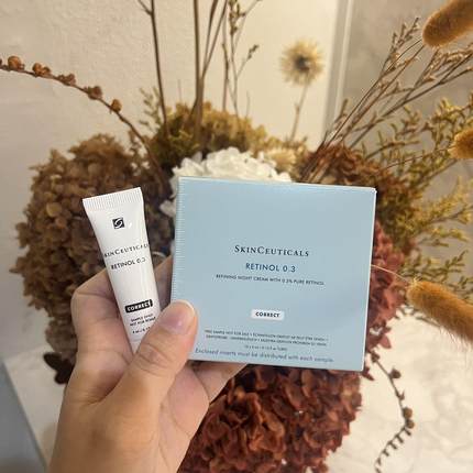 美版修丽可0.3A醇视黄醇精华晚霜RETINOL 0.3紧致毛孔抗衰小样4ml