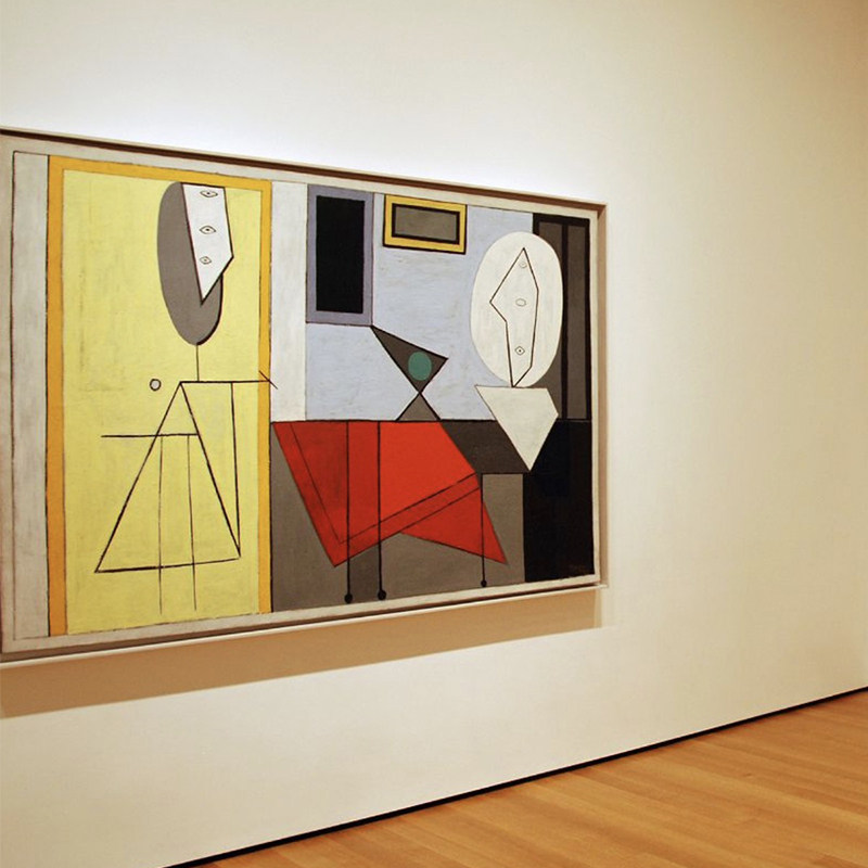 毕加索现代抽象装饰画纯手绘油画大师艺术画高端客厅挂画大幅壁画