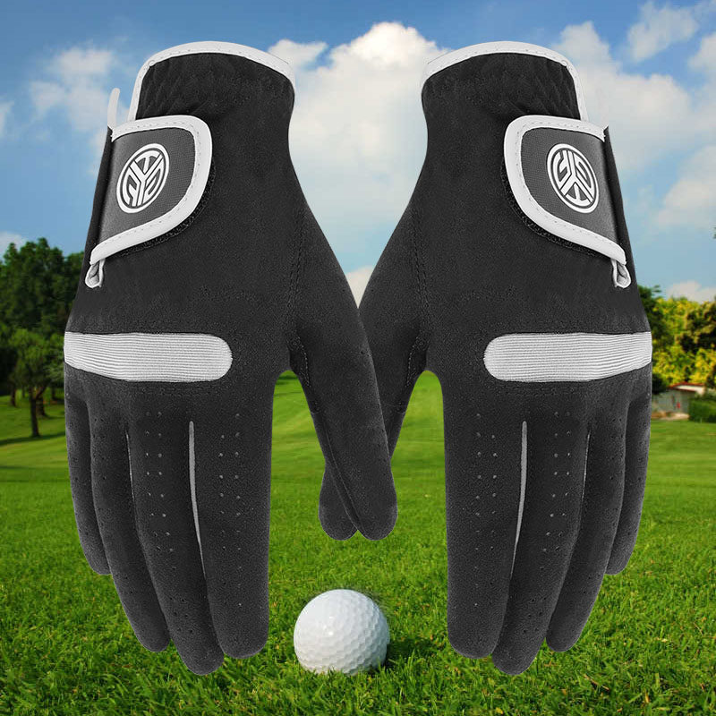 TYGOLF高尔夫手套男士双手超纤布柔软舒适透气耐磨可水洗骑行手套