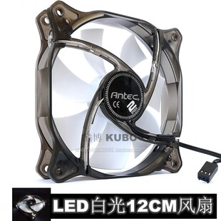 ANTEC 12cm风扇 12025 LED白光 电源机箱风扇 静音 3针/D口4针
