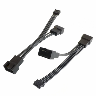 主板4针风扇 转 显卡4针供电接口转接线 技嘉ITX风扇小接口转接线