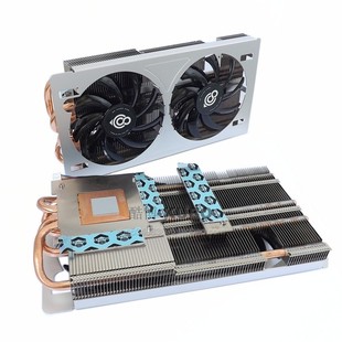 58mm孔位 4针温控接口 4热管显卡散热器 酷冷至尊9010双风扇