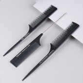 化妆师尖尾梳钢针美发工具彩妆盘发梳子女防静电剪发人家影楼专用