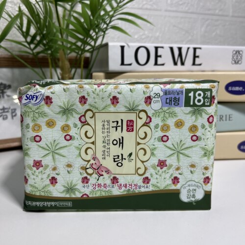lg韩国中草药亲肤缓解痛经卫生巾