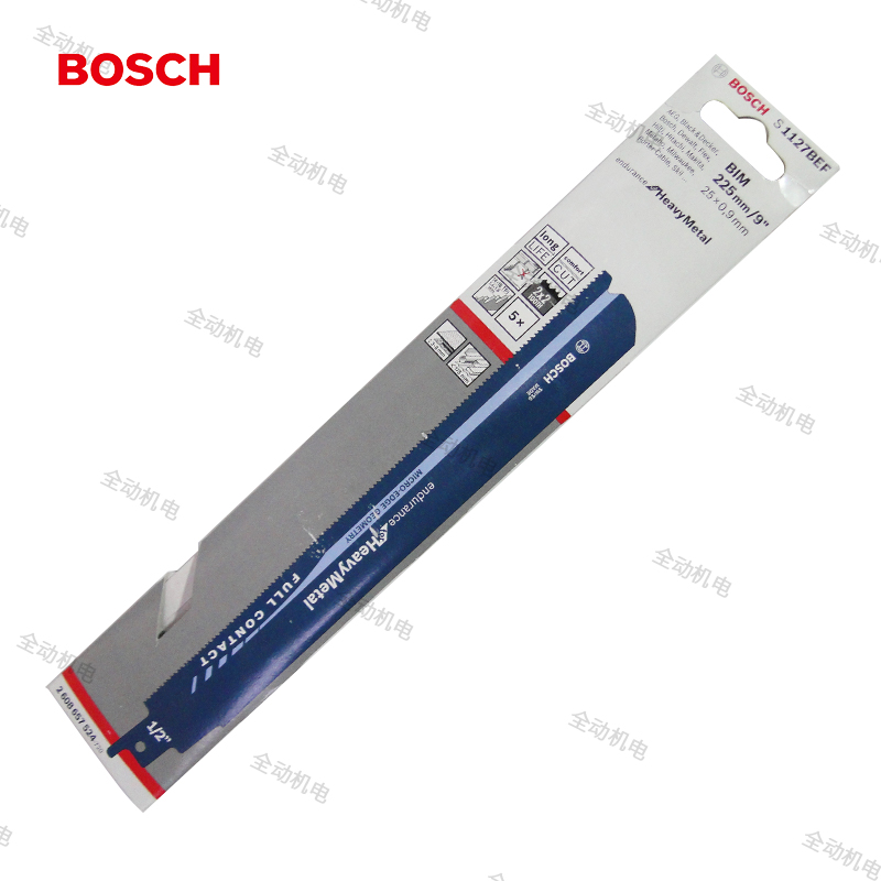 BOSCH博世马刀锯条 S 1127BEF 225mm适用不锈钢和薄壁金属材