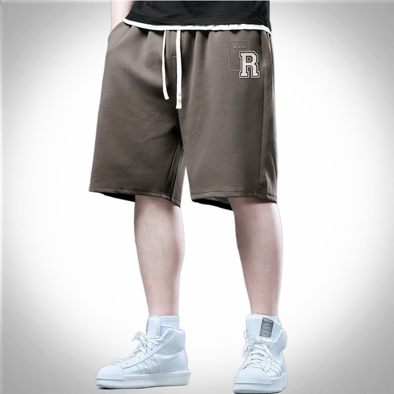 2025新款夏男装特大码短裤250斤肥佬运动散步出游潮流水洗五分裤