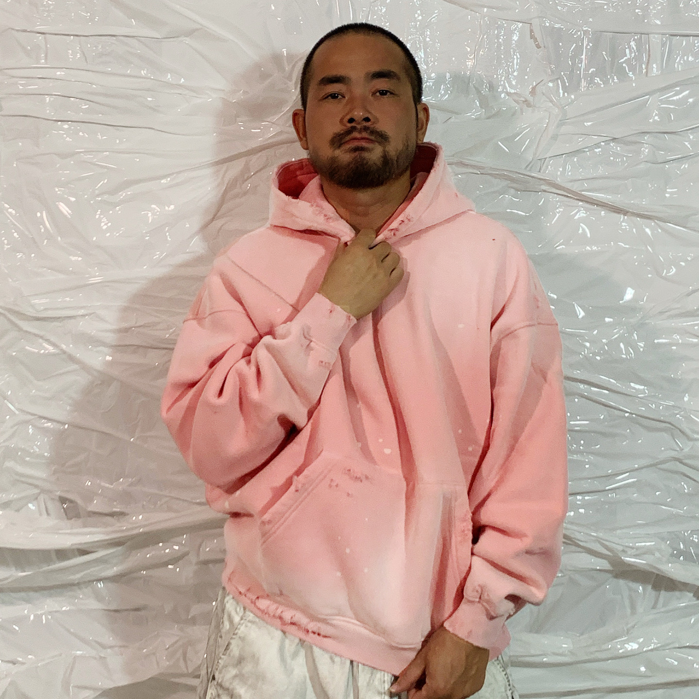 渐变INMAG卫衣连帽帽衫加绒