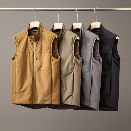 防风防水休闲运动棉服背心马甲潮