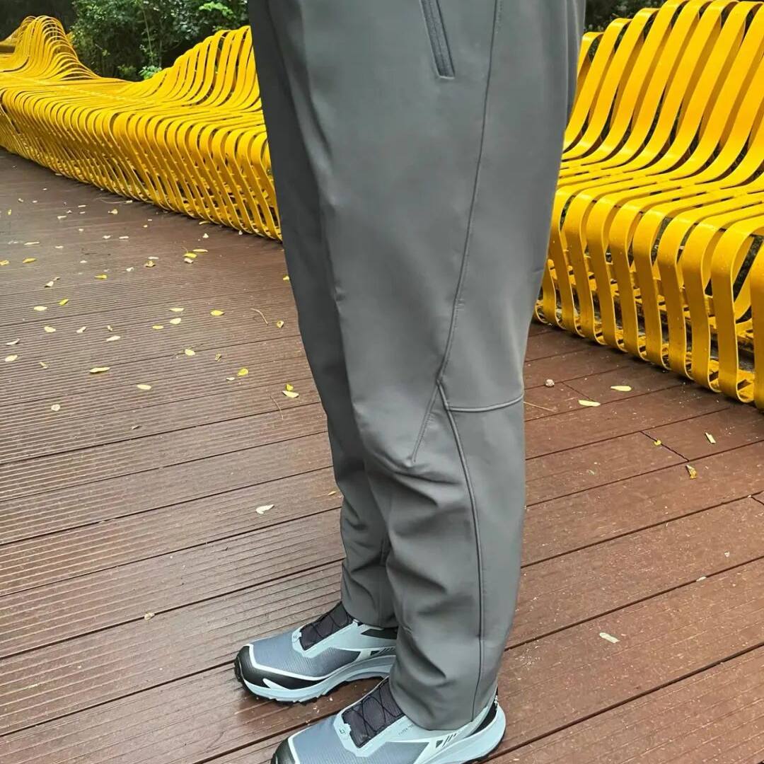 传写冬季男士户外防风蓄热软壳裤