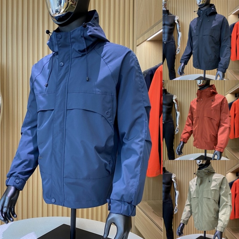 春季男士立体裁剪连帽夹克外套