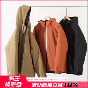 男士 冬季 户外冲锋防风防水90白鸭绒连帽羽绒服潮 双面穿 太牛了