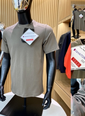 袅！高克重水洗棉！3D立体裁剪！户外飞禽夏季纯色速干短袖T恤男