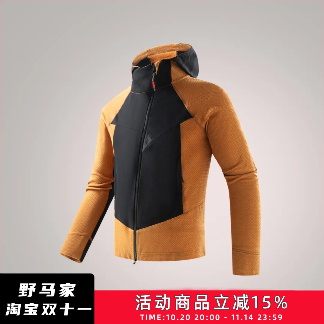 重磅主推！三角系列高端春季情侣户外徒步运动通勤连帽攀山服外套