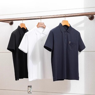 意奢同料 Giza45埃及长绒棉 夏季男士纯棉POLO衫 老钱风POLO衫男