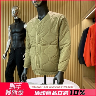 轻薄舒适无领百搭休闲棉服棉衣潮 秋冬男士 日系高街风 绗棉保暖